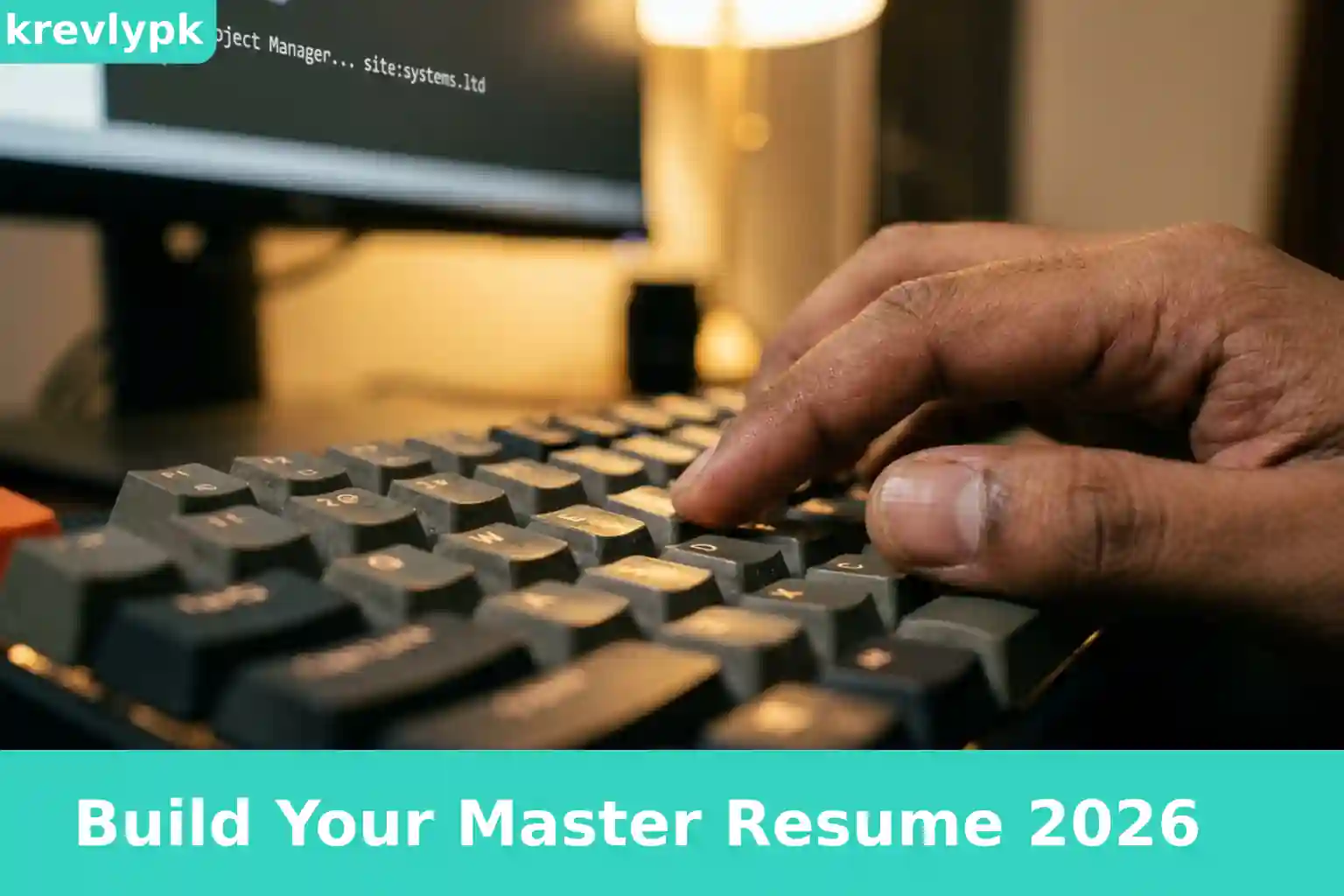 Build Your Master Resume Build Your Master Resume